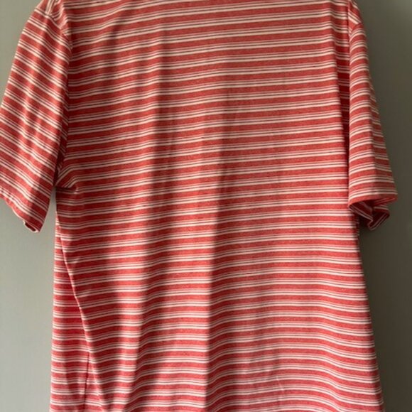 Nike Dri-Fit Pink White Golf Shirt Large - Picture 2 of 5